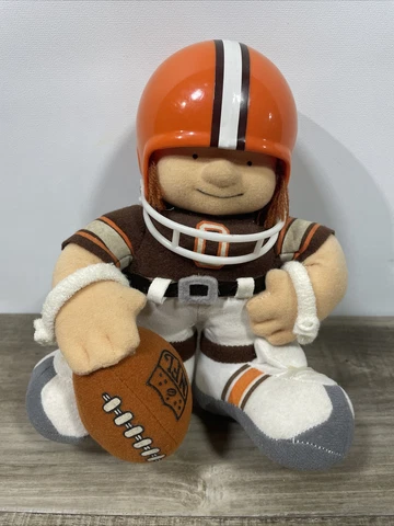 Extremely Rare 1983 Vintage Tudor Games Cleveland Browns NFL Mascot Plush 8" Cover