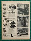 1954 Vintage Roy Rogers Enterprises Products Toy Guns Hats Boots Print Ad C1