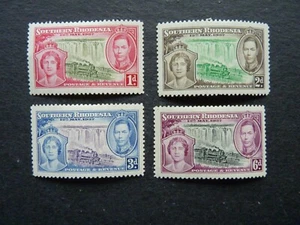 SOUTHERN RHODESIA 1937. CORONATION. SG 36 - 39 VLMM. - Picture 1 of 2