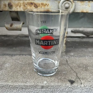 OLD MARTINI DRY VERMOUTH GLASS OLD GLASS - Picture 1 of 10