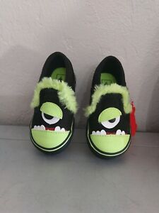 Vans ASHER V Vanster Black/Green Toddler Shoes 4.5