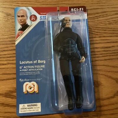 Figura de acción Star Trek The Next Generation Locutus of Borg Picard 8" MEGO Foto 1 de 2