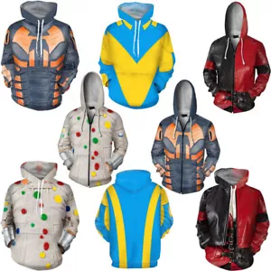 Cosplay Escuadrón Suicida 2 Harley Quinn 3D Sudadera con Capucha Adulto Unisex Chaqueta Sudaderas - Imagen 1 de 19