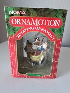 Albero di Natale Vintage Noma OrnaMotion Decorazione Rotante "Al Mio Miele" 1989 - Foto 1 di 5