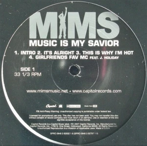 MIMS "MUSIC IS MY SAVIOR" 2007 VINYL 2X LP ALBUM PROMO CLEAN HIP HOP *SEALED* - Picture 1 of 5