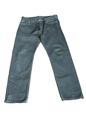 Jeans Vintage Levi's 505 Regular Negro Calce Recto Denim 36x32" Bangladesh Años 90 Foto 1 de 4