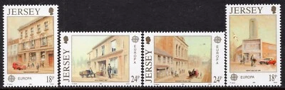 EUROPA CEPT 1990 - Great Britain - Jersey - Post Offices - MNH Set - Image 1 of 2