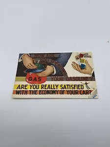 Glenn Electric Co Lafayette IN Gas Kraftstoffverbrauch Leinen Werbung Postkarte - Bild 1 von 2