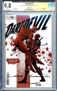 Daredevil #11 - Variante Deadpool - CGC 9.8 JSAxSS firmado Williams Sinclair 24/09 - Imagen 1 de 2