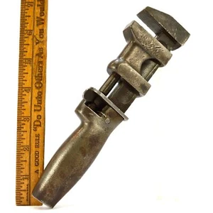 Antique QUICK ADJUST NUT WRENCH by J.H. SHEPARD & CO. Denver THUMB TOGGLE c.1896 - Picture 1 of 11