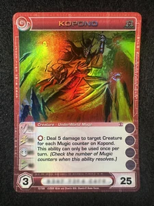 Juego de cartas coleccionables caótico Max E 25 Kopond 12/100 SS 1ª edición súper raro casi nuevo/LP - Imagen 1 de 2