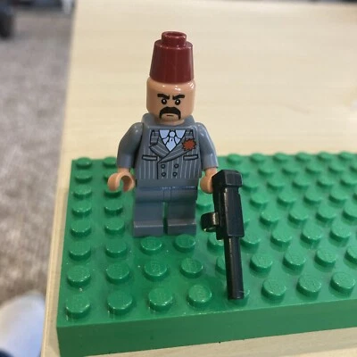 Lego Indiana Jones Kazim Minifigura de 7197 Iaj041 Raro 2009 Guardián del Grial Foto 1 de 2