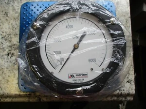 NEW MERIAM GAUGE DIFFERENTIAL PRESSURE 0-120FLUSH MT. Z1126GG-A - Picture 1 of 6