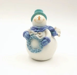 MerryBrite Polyresin Schneemann Dekoration dicker Schneemann CVS Ferienhaus Kollektion - Bild 1 von 10