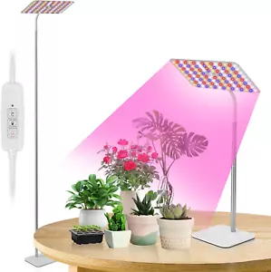 BESTVA 18W Grow Lights for Indoor Plants with Stand, Full Spectrum LED Plant Lig - Picture 1 of 12