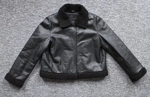 Bolongaro Trevor genuine leather cropped jacket, M, NEW! - Picture 1 of 15