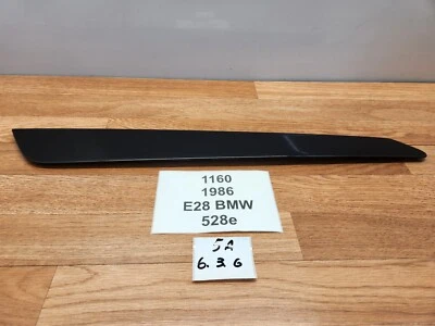 ✅ 82-88 OEM BMW E28 528e 535 Rear Right Side Air Outlet Trim Molding Black - Image 1 of 4