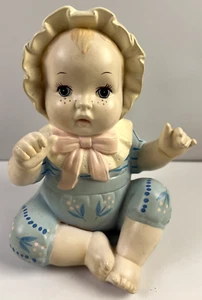 ENESCO Vintage Baby Bank With Stopper and In Great Shape! Possibly Kewpie? - Picture 1 of 11