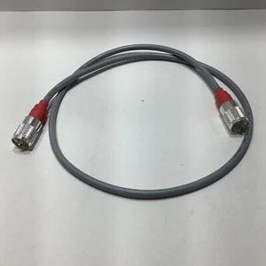 RG-8X COAX CABLE JUMPER 36” SEALED TEFLON/SILVER PL-259 MADE IN USA CB HAM RADIO - Picture 1 of 5