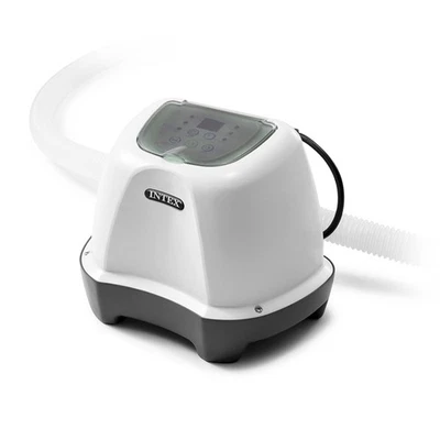 Sistema de cloro para piscina de agua salada transparente Intex Krystal para 4.500 piscinas sobre el suelo Foto 1 de 4