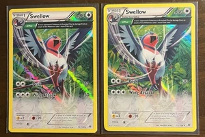 Pokemon SWELLOW Roaring Skies Full Art Holo 72/108 ~ 2-Cards - Picture 1 of 2