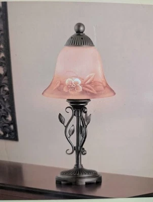 Lámpara Dale Tiffany por Portfolio - Lámpara de mesa antigua con acabado de bronce NUEVA en CAJA Foto 1 de 4