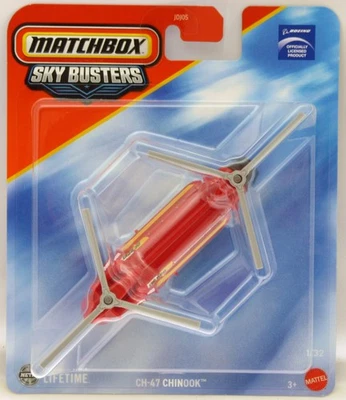 Matchbox Sky Busters ~ CH-47 Chinook ~ Die Cast Foto 1 de 4