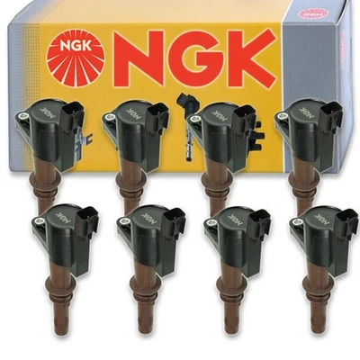 8 pcs NGK Ignition Coil for 2008-2010 Ford Mustang 4.6L V8 - Spark Plug Tune ep - Image 1 of 4