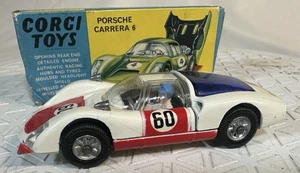 Corgi Toys #330 Porsche Carrera 6 w/box C-6 1967 (48J) - Picture 1 of 18