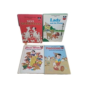 Lot of 4: 1970'S Vintage Disney’s Wonderful World Of Reading Book Club Edition - Picture 1 of 13