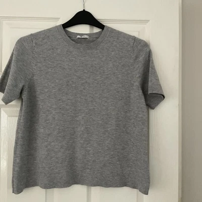 Ladies Tu  Short Sleeve Jumper Grey 18 - Image 1 of 4