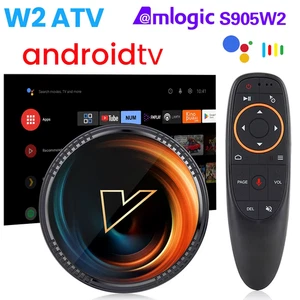 W2 Android TV Box S905W2 4GB 64GB 4K AV1 Dual WiFi Voice Remote Media Player - Picture 1 of 12