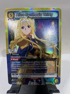 Alice Synthesis Thirty SR HOLO - Union Arena Sword Art Online UE07BT/SAO-1-013 - Image 1 of 2