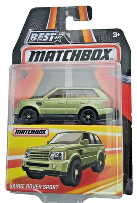 Matchbox Superfast "BEST OF"  Range Rover Sport- lime green, NEW ON CARD - Image 1 of 4