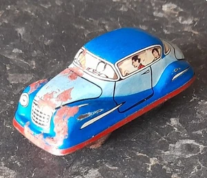 Technofix German Clockwork Tinplate Car - Picture 1 of 7
