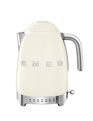 50's Retro 7 Cup Stainless Steel Variable Temperature Electric Kettle with 7 ... - Image 1 of 4