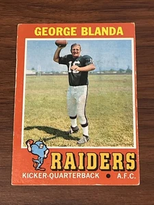 1971 Topps Football George Blanda #39 Oakland Raiders 1971GB5 - Picture 1 of 3