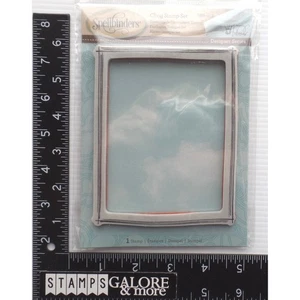 Spellbinders Gummistempel Klammerkissen SBS-073 SKIZZIERTE LINIEN RAHMEN #1399 - Bild 1 von 3