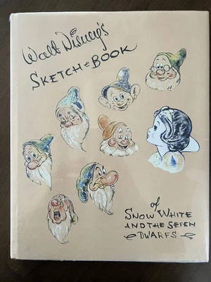 Libro de bocetos de Walt Disney 1993 Blancanieves y los siete enanitos HC ¡Nuevo y sellado! Foto 1 de 2