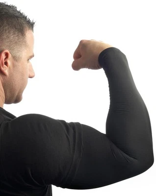 Tatjacket Tattoo Cover Up Concealer Sleeve, Full Arm Cover, 2 Sleeves, Black - Image 1 of 4