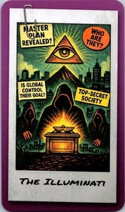 2025 Zendecks Conspiracies & Mysteries art card THE ILLUMINATI Free Ship - Picture 1 of 2