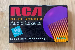 Cinta de casete en blanco estéreo RCA Hi Fi - RC90 - ¡Nueva, sellada! - Imagen 1 de 2