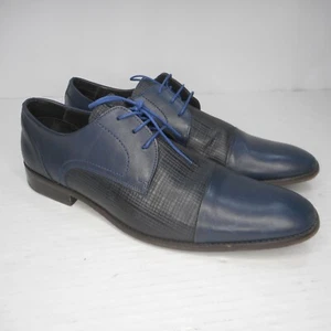 Marc Joseph New York Gold Collection Men's Lace Up Dress Shoes Blue Size 13 - Picture 1 of 9