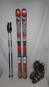 VÖLKL " RACETIGER " SKI JUNIOR ALLROUND CARVER 140 CM + BOTAS DE ESQUÍ TALLA: 40 EN CONJUNTO - Imagen 1 de 6
