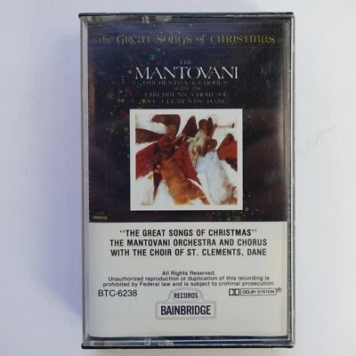 Mantovani Orchestra Great Songs of Christmas (Cassette) - Image 1 of 2