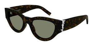 Saint Laurent SL M94 Dark Havana/Green (008) Sunglasses - Picture 1 of 1