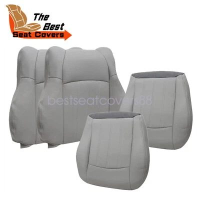 Fits 2005-2010 Chrysler 300C Limited Front Driver & Passenger Seat Cover Grey Foto 1 de 4