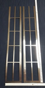 2 x Titanium Gr. 2 Folie mit Ausschnitt / Foil 0,3 x 121 x 680 mm perforated* - Picture 1 of 1