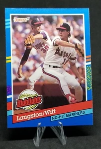 California Angels 1991 Donruss Langston Witt No Hit MLB Baseball Sports Cards - Picture 1 of 11