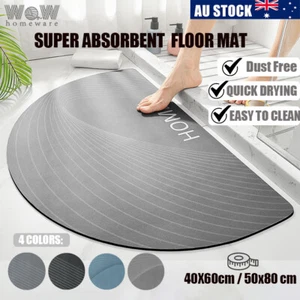 Super Absorbent Floor Mat Soft Quick-Drying Non-Slip Diatom Mud Bath Floor Mat - Picture 1 of 34